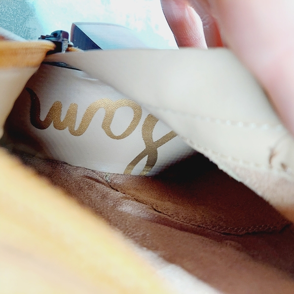 NEW Sam Edelman Elsy Womens Tan Leather Block Heel Knee-High Boots - Picture 12 of 14